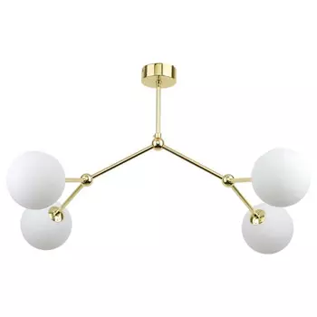 Потолочный светильник famlights, 49x49x42 см, золотой/белый