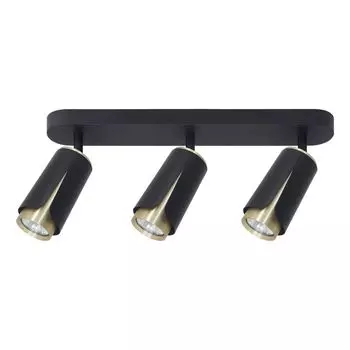 Потолочный светильник Flower Black Gold Spot 3Xgu10 Milagro