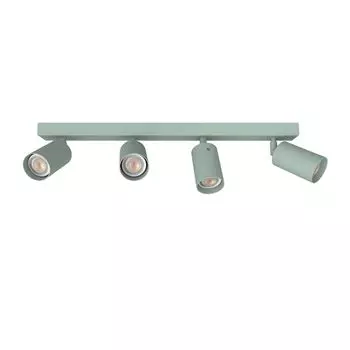 Потолочный светильник формы L, линейный Lumicom, зеленый