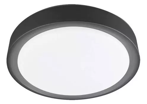 Потолочный светильник Foster, черный, белый, светодиодный, 28 Вт, длина: 7,8 см, высота: 7,8 см, диаметр 36 см, регулируется с помощью пульта дистанционного управления. Rabalux