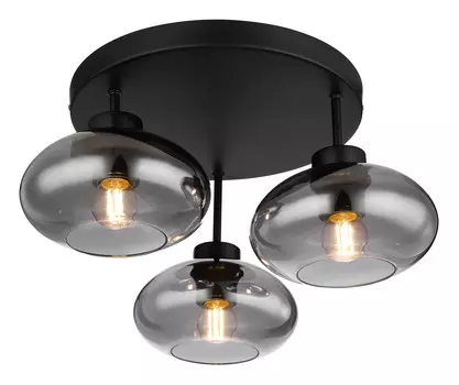 Потолочный светильник Globo, 40x24 см, черный