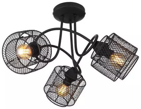 Потолочный светильник Globo, 46x27,5 см, черный