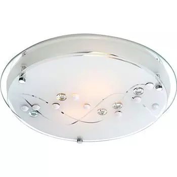 Потолочный светильник Globo Ballerina I хром, 2xE27 ILLU; 48090-2 Globo Lighting, серебро