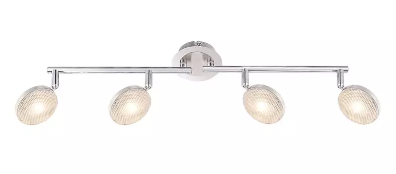 Потолочный светильник Globo Dl никель матовый, хром, алюминий, 4Xled 56184-4 Globo Lighting, серебро
