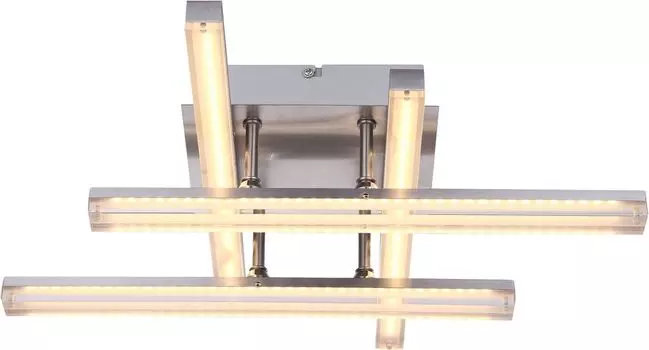 Потолочный светильник Globo Dl никель матовый, 1Xled 68056D5 Globo Lighting, серебро