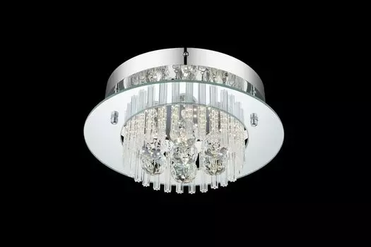 Потолочный светильник Globo Елена хром, 1xLED; 49361 Globo Lighting, серебро
