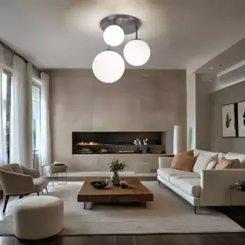 Потолочный светильник Globo, серебряный