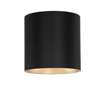 Потолочный светильник GU10 12,7 см, современный потолочный светильник из черного металла Licht-Erlebnisse, мультиколор