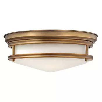 Потолочный светильник Hadley, матовая бронза и стекло, 3 лампочки Elstead Lighting