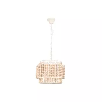 Потолочный светильник Home ESPRIT Белый Светло-Коричневый Дерево Металл 25 Вт 38 x 38 x 29 см