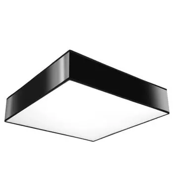 Потолочный светильник HORUS 45 черный 3xE27 60Вт ПВХ 11x45x45см Sollux Lighting
