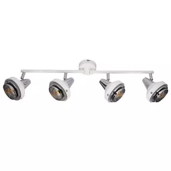 Потолочный светильник, хром, белый, регулируемый, L 60,5 см, RORGE etc-shop