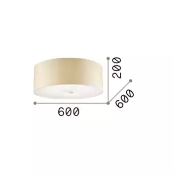 Потолочный светильник IdealLux, бежевый