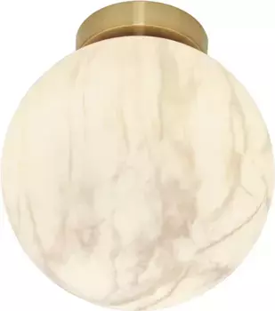 Потолочный светильник it's About RoMi "CARRARA", 1 лампочка, лампа E14 | Сменный светодиод, имитация мрамора 22,00 см, Высота: 22,00 см., белый
