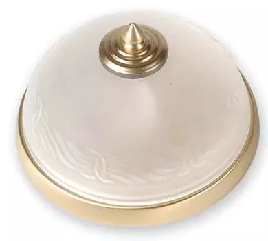 Потолочный светильник кремовый латунь E27 стекло кованое железо Потолочный светильник в стиле модерн Licht-Erlebnisse, мультиколор