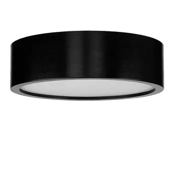 Потолочный светильник круглый 27 см маленький деревянный малобликовый E27 потолочный светильник для прихожей гостиной спальни Licht-Erlebnisse, коричневый