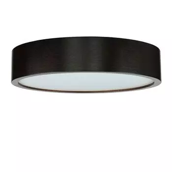 Потолочный светильник круглый 37 см коричневый, малобликовый, 2x E27, потолочный светильник для прихожей, гостиной, спальни Licht-Erlebnisse