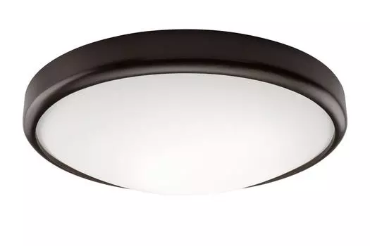 Потолочный светильник круглый 37 см, стекло E27, современный потолочный светильник Licht-Erlebnisse, мультиколор