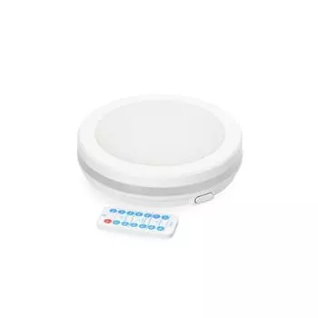 Потолочный светильник LED NAIROS LX 12W CCT PREMIUM Белый с датчиком движения и дистанционным управлением KOBI