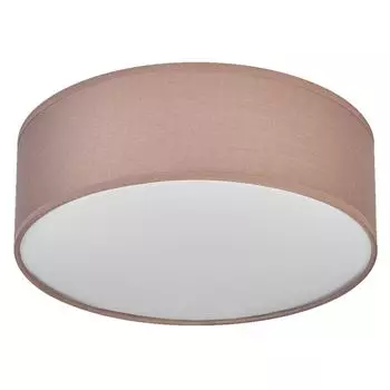 Потолочный светильник LEDVANCE ORBIS PARIS 300 мм, коричневый, цоколь E27, может быть оснащен смарт-лампой, качественный, современный дизайн, с тканевым абажуром, подходит для интерьера, круглый, класс защиты IP20