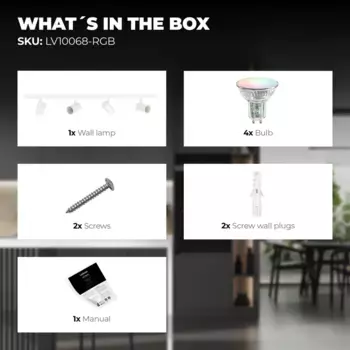 Потолочный светильник Ledvion, белый