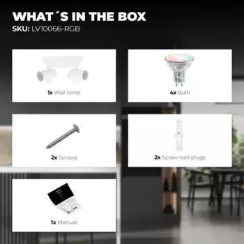 Потолочный светильник Ledvion, белый