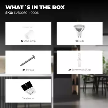 Потолочный светильник Ledvion, белый