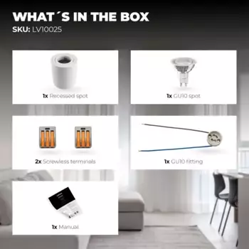 Потолочный светильник Ledvion, белый