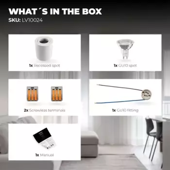 Потолочный светильник Ledvion, белый