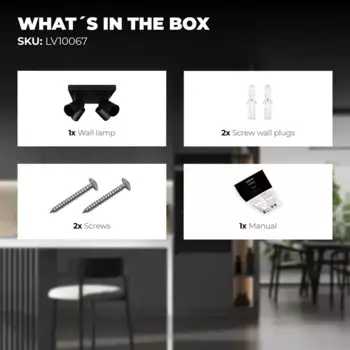 Потолочный светильник Ledvion, черный