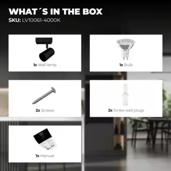 Потолочный светильник Ledvion, черный