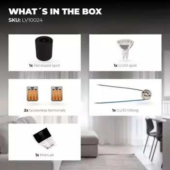 Потолочный светильник Ledvion, черный