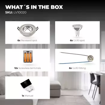 Потолочный светильник Ledvion, серебряный