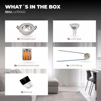 Потолочный светильник Ledvion, серебряный