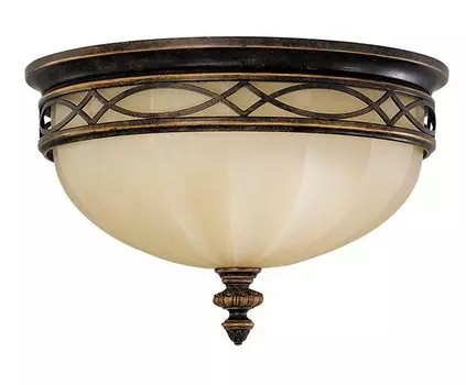 Потолочный светильник Licht-Erlebnisse ANABELL 1 цвет walnuss/creme