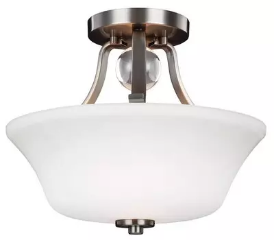 Потолочный светильник Licht-Erlebnisse FLUIDA цвет nickel matt/wei