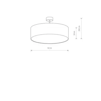 Потолочный светильник Licht-Erlebnisse, серый