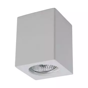 Потолочный светильник Lindby 'Anelie' белого цвета из гипса/глины, белый