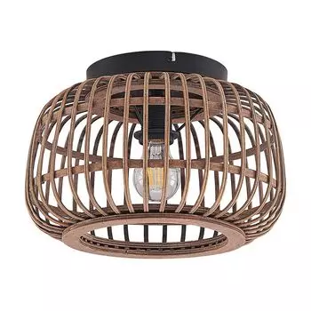 Потолочный светильник Lindby "Bominio" из дерева