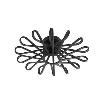 Потолочный светильник Lindby Kaelen черного цвета из металла, черный