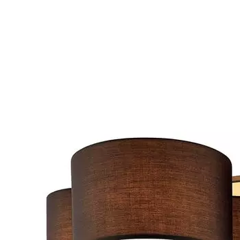 Потолочный светильник Lindby 'Laurenz' из алюминия из текстиля