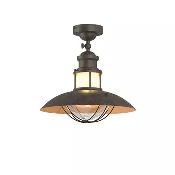 Потолочный светильник Lindby "Луизанна" коричневого цвета из металла, коричневый