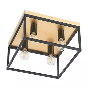 Потолочный светильник Lindby 'Miravi' золото/латунь из металла