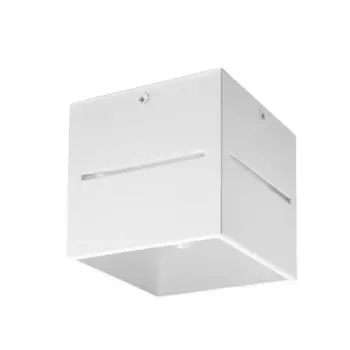Потолочный светильник LOBO белый 1хG9 40Вт алюминий 10х10х10см Sollux Lighting
