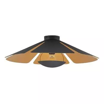 Потолочный светильник Lucande 'Jemmily' черного цвета из алюминия