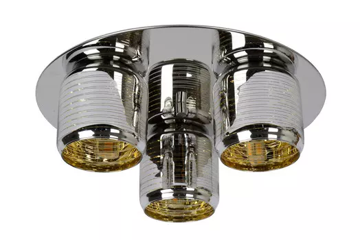 Потолочный светильник Lucide, 38x38x13 см, хромированный