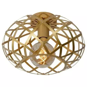 Потолочный светильник Lucide WOLFRAM цвет mattes gold/messing