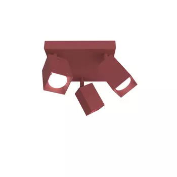 Потолочный светильник Lumicom, 25x25x18 см, красный