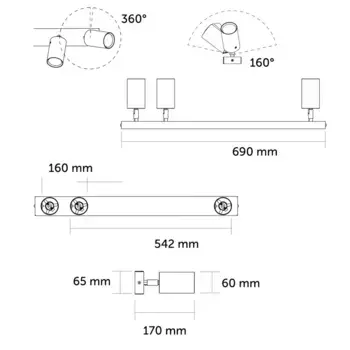 Потолочный светильник Lumicom