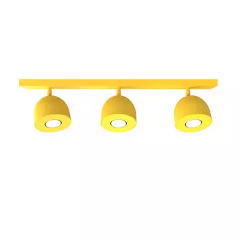 Потолочный светильник Lumicom, 6,5x69x18 см, желтый